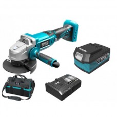Dedra Set Polizor unghiular 125mm cu acumulator Li-Ion 18V 4.0Ah incarcator rapid 125W si geanta de transport